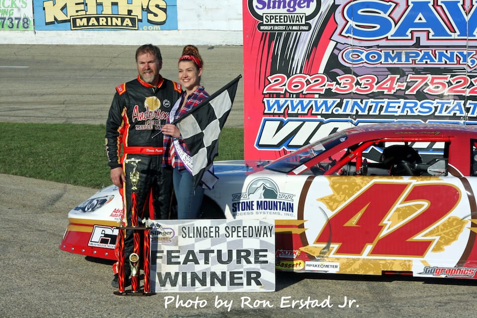DENNIS PRUNTY NETS 50TH SLINGER SUPER LATE MODEL VICTORY IN 2018 SEASON OPENER!