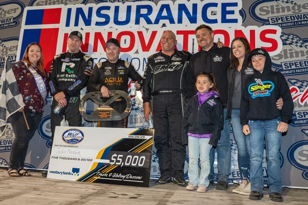 MONDEIK GETS FIRST SLINGER WIN IN MEMORIAL DAY WEEKEND