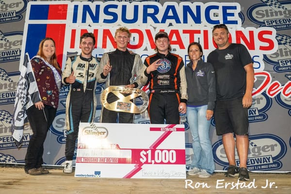 HASSLER takes home the reward the night of July 20th at Slinger Super Speedway
