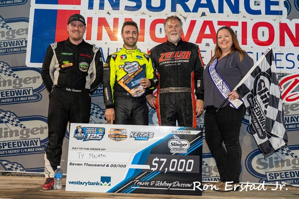 MAJESKI WINS ROUND ONE OF THE ZEBRA CARDS TRIPLE CROWN SERIES ON KEITH’S MARINA RACE FOR A CAUSE NIGHT AT SLINGER