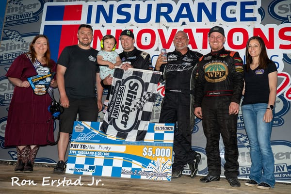 ALEX PRUNTY DOMINATES EH WOLF MEMORIAL DAY 85 AT SLINGER