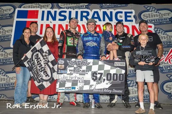 FENHAUS WINS THE CARL WEGNER MEMORIAL AT SLINGER