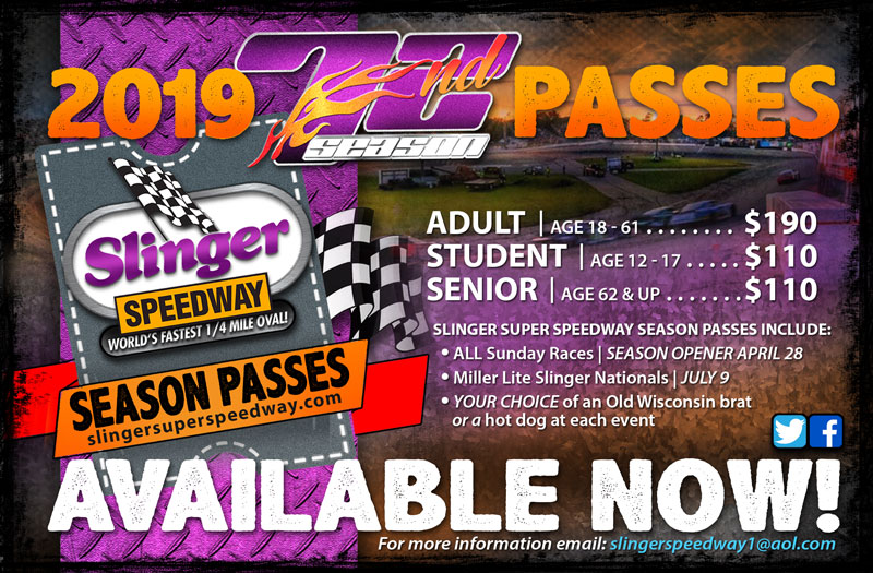 Slinger Super Speedway World's Fastest Quarter Mile Oval