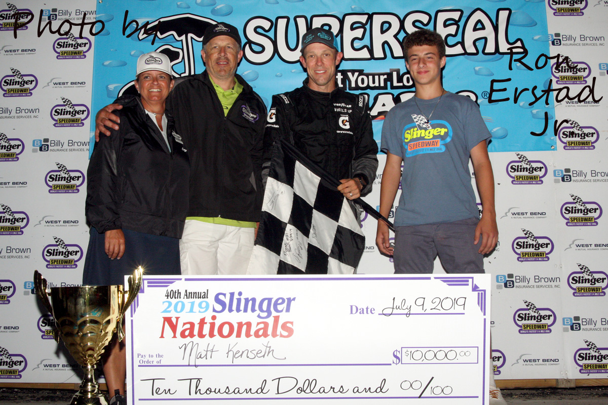 KENSETH OUTDUELS MAJESKI TO WIN SUPERSEAL SLINGER NATIONALS! Slinger