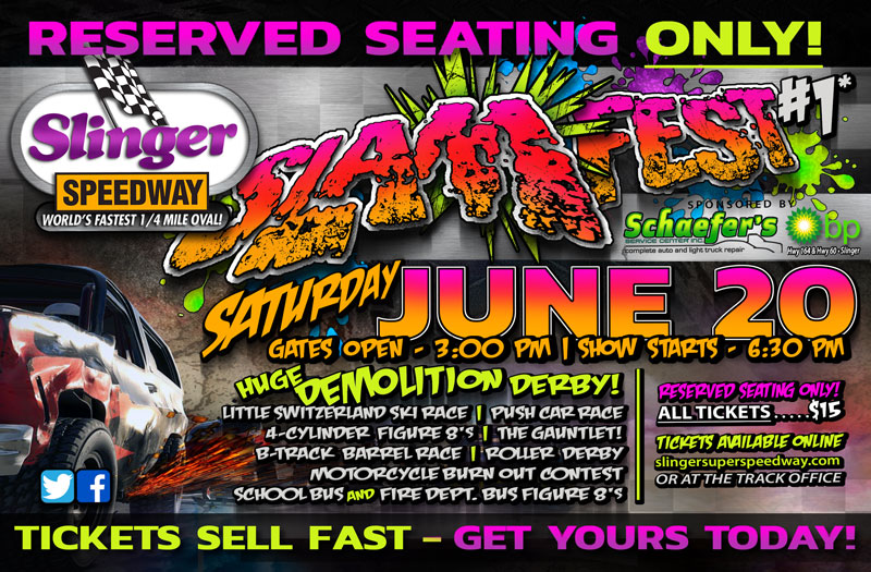 First of Two SlamFests on Tap at Slinger Speedway, June 20 | Super Speedway
