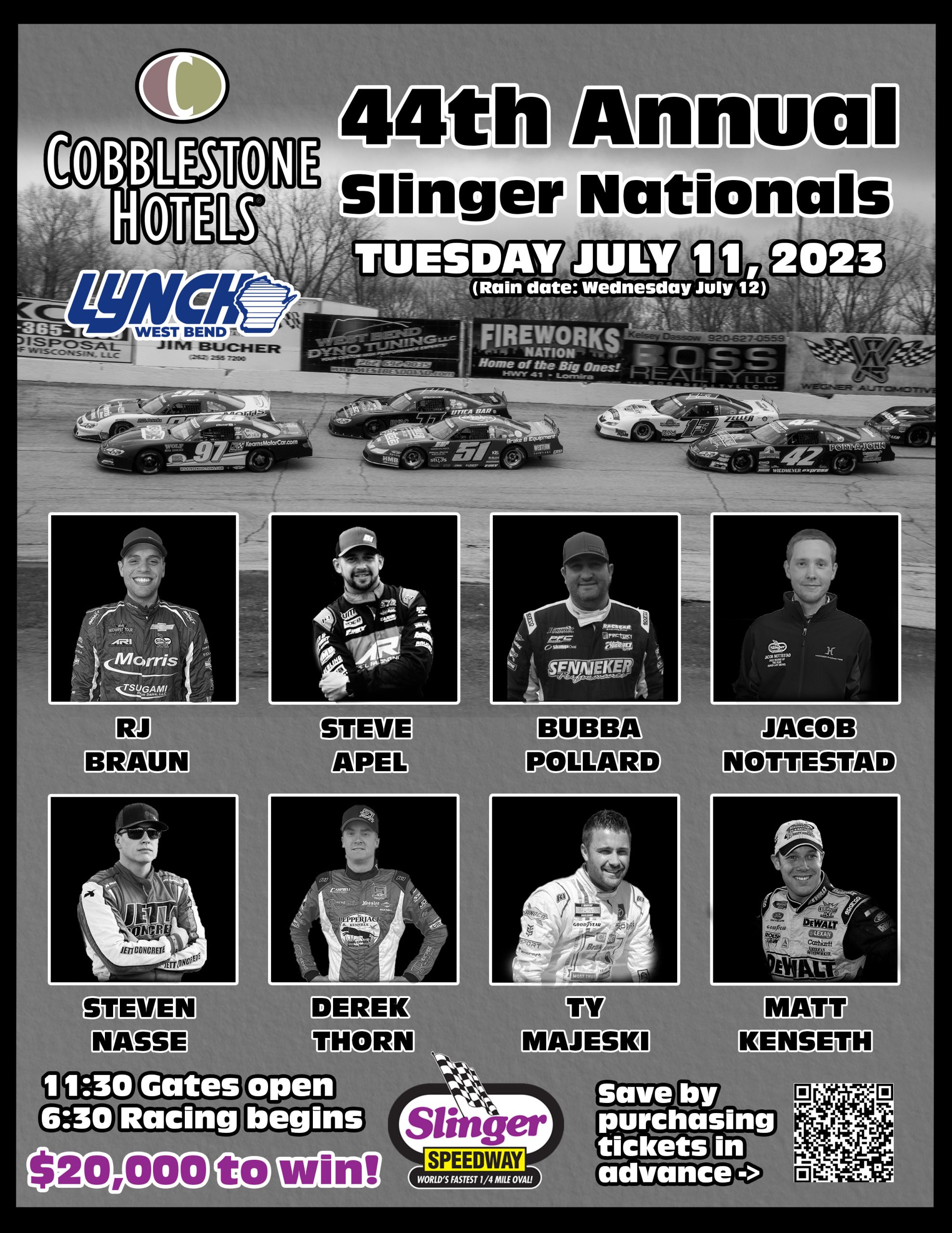 Slinger Super Speedway World's Fastest Quarter Mile Oval